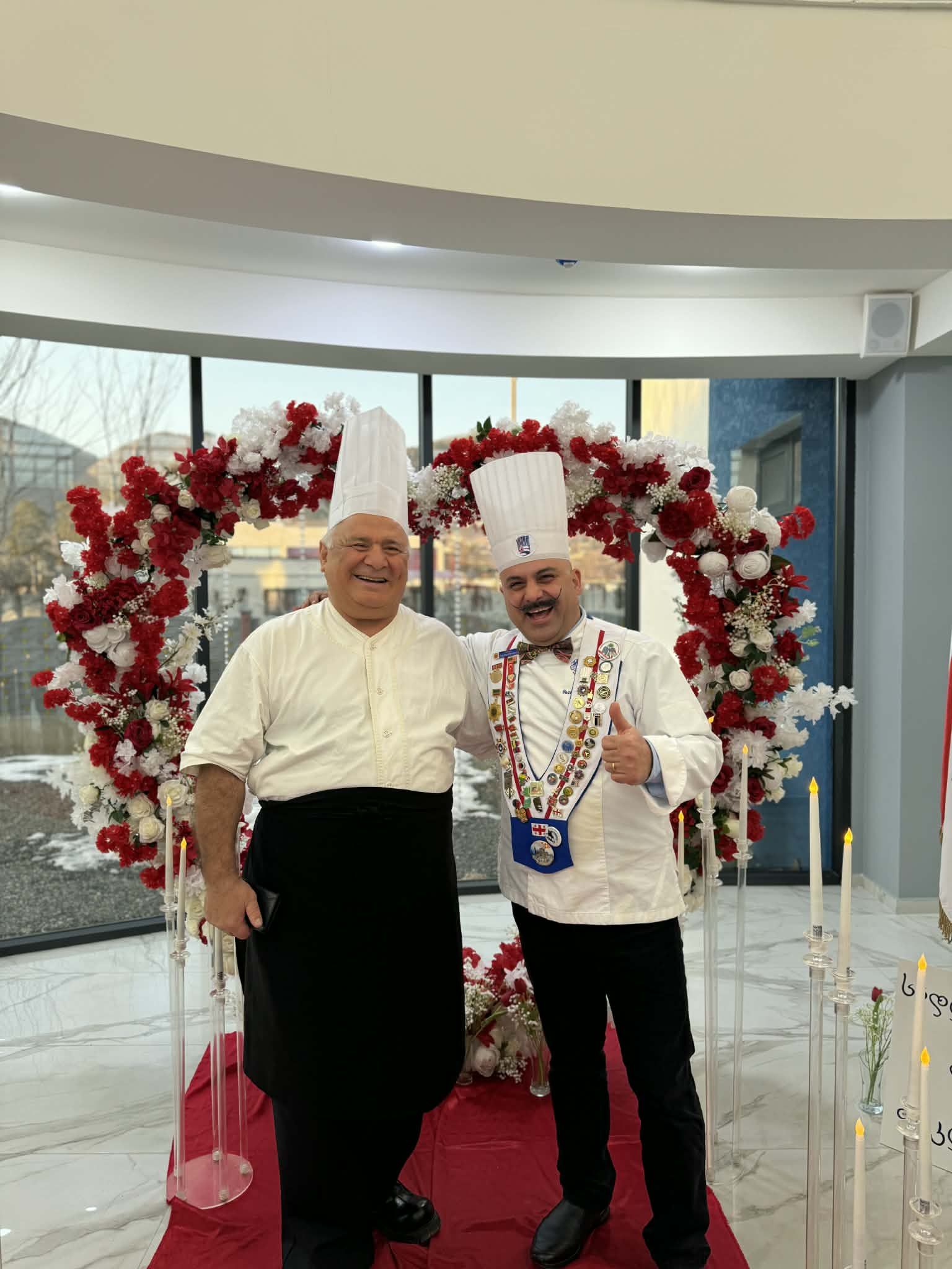 Chefs at a culinary event