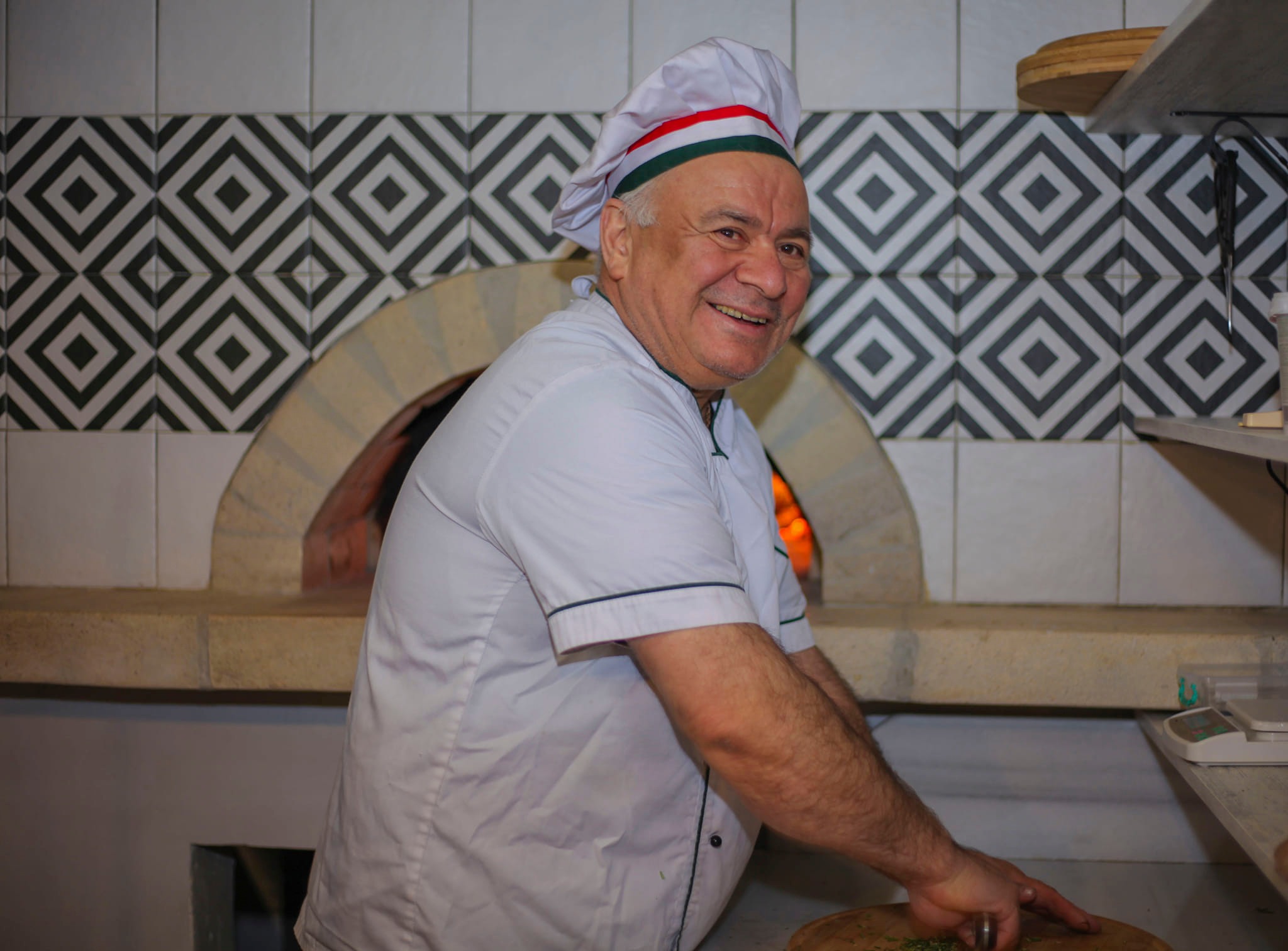 Our chef at La Burrata